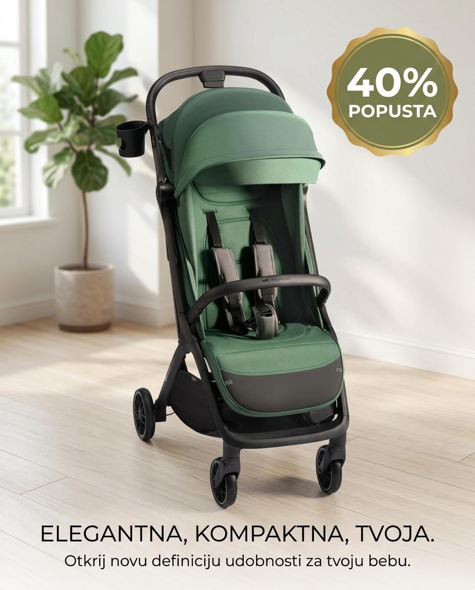KINDERKRAFT KOLICA NUBI 2 MYSTIC GREEN KINDERKRAFT KOLICA NUBI 2 MYSTIC GREEN